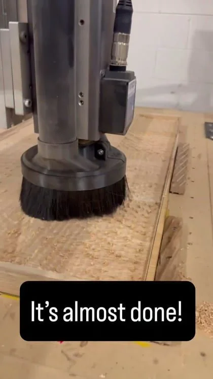 Still from the clip “A CNC wave wall”.